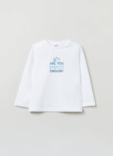 Ovs Baby Boy Robotic Slogan Print Long Sleeve T-Shirt